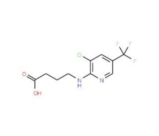4-{[3-Chloro-5-(trifluoromethyl)-2-pyridinyl]-amino}butanoic acid - chemical structure image