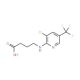 4-{[3-Chloro-5-(trifluoromethyl)-2-pyridinyl]-amino}butanoic acid - chemical structure image