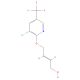 4-[3-Chloro-5-(trifluoromethyl)pyridin-2-yloxy]but-2-en-1-ol (CAS 338772-77-3) - chemical structure image