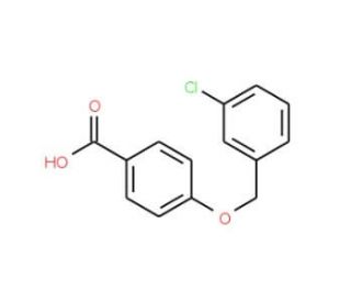 4-(3-Chloro-benzyloxy)benzoic acid (CAS 84403-70-3) - chemical structure image