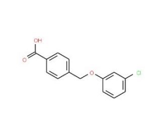 4-(3-Chloro-phenoxymethyl)-benzoic acid - chemical structure image