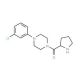[4-(3-Chloro-phenyl)-piperazin-1-yl]-pyrrolidin-2-yl-methanone - chemical structure image