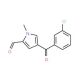 4-(3-Chlorobenzoyl)-1-methyl-1H-pyrrole-2-carbaldehyde - chemical structure image