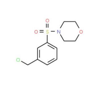 4-{[3-(chloromethyl)phenyl]sulfonyl}morpholine - chemical structure image
