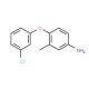 4-(3-Chlorophenoxy)-3-methylaniline - chemical structure image