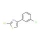 4-(3-chlorophenyl)-1,3-thiazole-2-thiol - chemical structure image