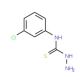 4-(3-Chlorophenyl)-3-thiosemicarbazide (CAS 42135-76-2) - chemical structure image