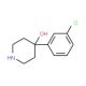 4-(3-Chlorophenyl)piperidin-4-ol - chemical structure image