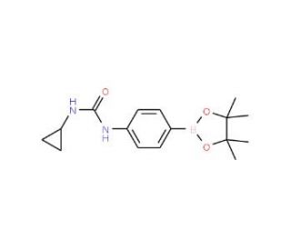 4-(3-Cyclopropylureido)phenylboronic acid, pinacol ester (CAS 874297-79-7) - chemical structure image