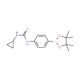 4-(3-Cyclopropylureido)phenylboronic acid, pinacol ester (CAS 874297-79-7) - chemical structure image
