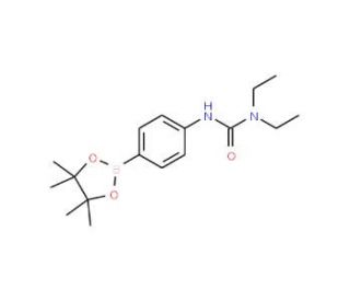4-(3-Diethylureido)phenylboronic acid, pinacol ester (CAS 874290-94-5) - chemical structure image