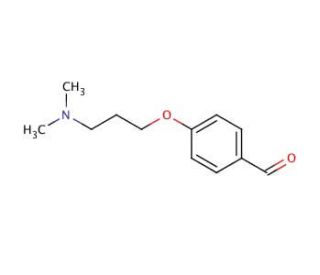 4-[3-(Dimethylamino)propoxy]benzaldehyde (CAS 26934-35-0) - chemical structure image