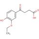 4-(3-Ethoxy-4-hydroxy-phenyl)-4-oxo-butyric acid - chemical structure image