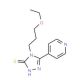 4-(3-Ethoxy-propyl)-5-pyridin-4-yl-4H-[1,2,4]triazole-3-thiol - chemical structure image