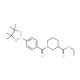 4-[3-Ethoxycarbonyl-1-piperidinylcarbonyl]benzeneboronic acid pinacol ester (CAS 850411-14-2) - chemical structure image