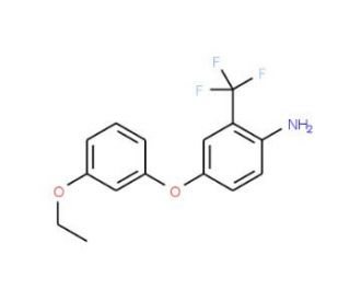 4-(3-Ethoxyphenoxy)-2-(trifluoromethyl)aniline - chemical structure image