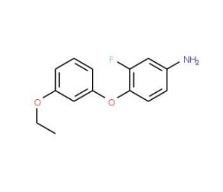 4-(3-Ethoxyphenoxy)-3-fluoroaniline - chemical structure image