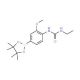 4-(3-Ethylureido)-3-methoxyphenylboronic acid, pinacol ester (CAS 917111-46-7) - chemical structure image