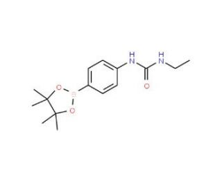 4-(3-Ethylureido)benzeneboronic acid, pinacol ester (CAS 874291-00-6) - chemical structure image