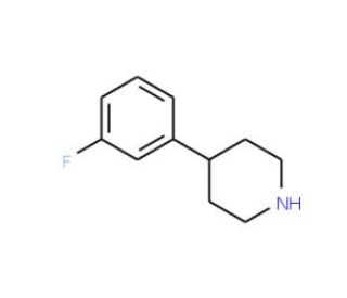 4-(3-Fluoro-phenyl)-piperidine (CAS 104774-88-1) - chemical structure image