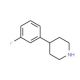4-(3-Fluoro-phenyl)-piperidine (CAS 104774-88-1) - chemical structure image
