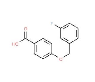 4-(3-Fluorobenzyloxy)benzoic acid (CAS 405-85-6) - chemical structure image
