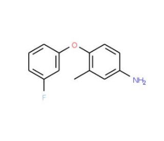 4-(3-Fluorophenoxy)-3-methylaniline - chemical structure image