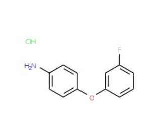 4-(3-Fluorophenoxy)aniline hydrochloride - chemical structure image