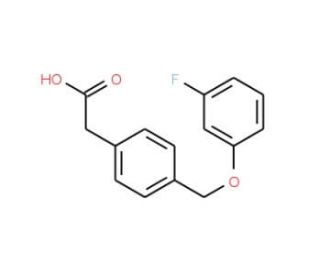 4-(3-Fluorophenoxymethyl)phenylacetic acid - chemical structure image