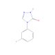 4-(3-Fluorophenyl)-2,4-dihydro-3H-1,2,4-triazol-3-one (CAS 1817687-96-9) - chemical structure image