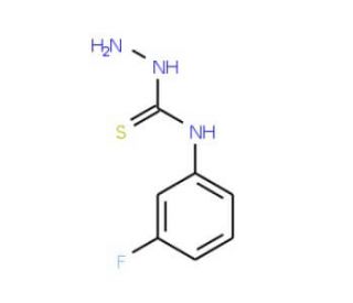 4-(3-Fluorophenyl)-3-thiosemicarbazide (CAS 70619-48-6) - chemical structure image