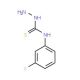 4-(3-Fluorophenyl)-3-thiosemicarbazide (CAS 70619-48-6) - chemical structure image