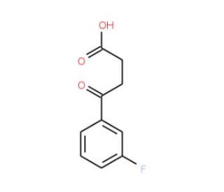 4-(3-Fluorophenyl)-4-oxobutyric acid (CAS 69797-46-2) - chemical structure image