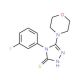 4-(3-fluorophenyl)-5-morpholin-4-yl-4H-1,2,4-triazole-3-thiol - chemical structure image