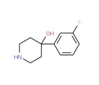 4-(3-Fluorophenyl)piperidin-4-ol - chemical structure image