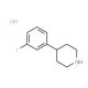 4-(3-Fluorophenyl)-piperidine hydrochloride (CAS 104774-94-9) - chemical structure image