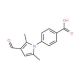 4-(3-Formyl-2,5-dimethyl-1H-pyrrol-1-yl)-benzenecarboxylic acid (CAS 52034-38-5) - chemical structure image
