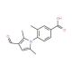 4-(3-Formyl-2,5-dimethyl-pyrrol-1-yl)-3-methyl-benzoic acid - chemical structure image