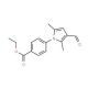 4-(3-Formyl-2,5-dimethyl-pyrrol-1-yl)-benzoic acid ethyl ester (CAS 52034-37-4) - chemical structure image