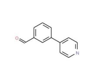 4-(3-Formylphenyl)pyridine (CAS 208190-04-9) - chemical structure image