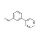 4-(3-Formylphenyl)pyridine (CAS 208190-04-9) - chemical structure image