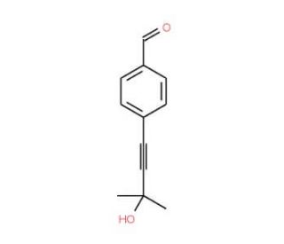 4-(3-Hydroxy-3-methyl-but-1-ynyl)-benzaldehyde (CAS 117569-57-0) - chemical structure image
