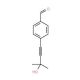 4-(3-Hydroxy-3-methyl-but-1-ynyl)-benzaldehyde (CAS 117569-57-0) - chemical structure image