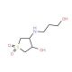 4-(3-Hydroxy-propylamino)-1,1-dioxo-tetrahydro-1lambda*6*-thiophen-3-ol - chemical structure image