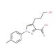 4-(3-hydroxypropyl)-1-(4-methylphenyl)-1H-pyrazole-3-carboxylic acid - chemical structure image
