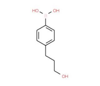 4-(3-Hydroxypropyl)benzeneboronic acid (CAS 850568-48-8) - chemical structure image