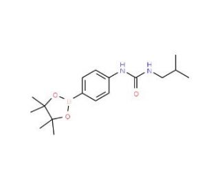 4-(3-Isobutylureido)phenylboronic acid, pinacol ester (CAS 874291-03-9) - chemical structure image