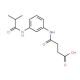 4-[3-(Isobutyrylamino)anilino]-4-oxobutanoic acid - chemical structure image