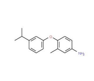 4-(3-Isopropylphenoxy)-3-methylaniline - chemical structure image