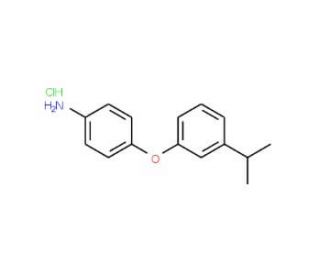 4-(3-Isopropylphenoxy)aniline hydrochloride - chemical structure image